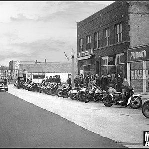 Vintage Photo of the 2nd Molenaar Harley-Davidson (Hammond, IN) 1930s