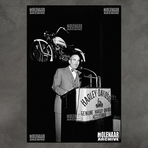 Vintage Photo 1952 Harley-Davidson Dealer Conference – Molenaar