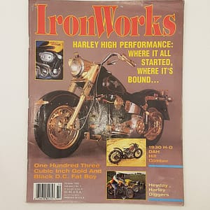 Vintage Iron Works Magazine for Harley High Performance October 1993
