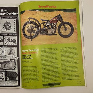 Vintage Iron Works Magazine for Harley High Performance October 1993