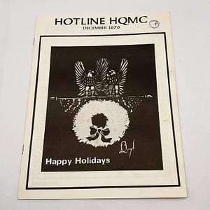 Vintage USMC Hotline HQMC (DEC 1976)