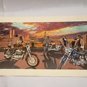 Original Vintage Harley 1980 FX, Sportster, New Model Induction Prints