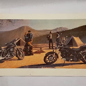 Original Vintage Harley 1980 FXSB Sturgis, New Model Induction Prints