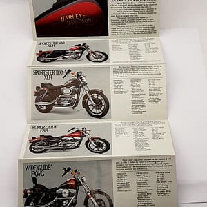 Vintage 1986 Molenaar Harley-Davidson Sportster Brochure