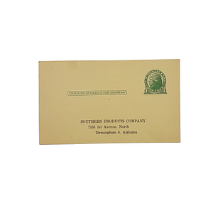 ORIGINAL HARLEY 1940’s “POWERFLOW SPROCKETS” ORDERING POST CARD- KNUCKLEHEAD