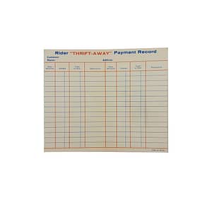 ORIGINAL HARLEY 1970’s THRIFT-AWAY (#1) PAYMENT RECORD BOOK