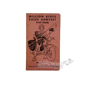 ORIGINAL HARLEY “MILLION RIDES SALES CONTEST” PASS BOOK