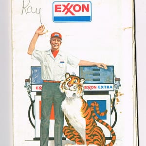 Vintage 1972 ‘ Exxon ‘ Tennessee Kentucky Road Map