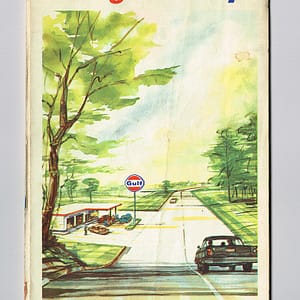 Vintage 1960’s ‘ Gulf Gas ‘ Wisconsin Tourgide Map