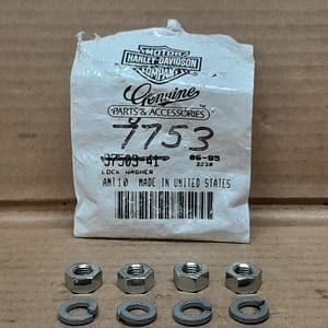 NOS ORIGINAL HARLEY MISC HARDWARE #7753 NUTS/WASHERS, KNUCKLEHEAD
