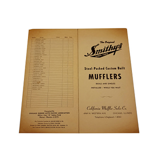 Vintage 1953 Midget Auto Racing Program, Int. Amphitheatre. Chicago, Ill.