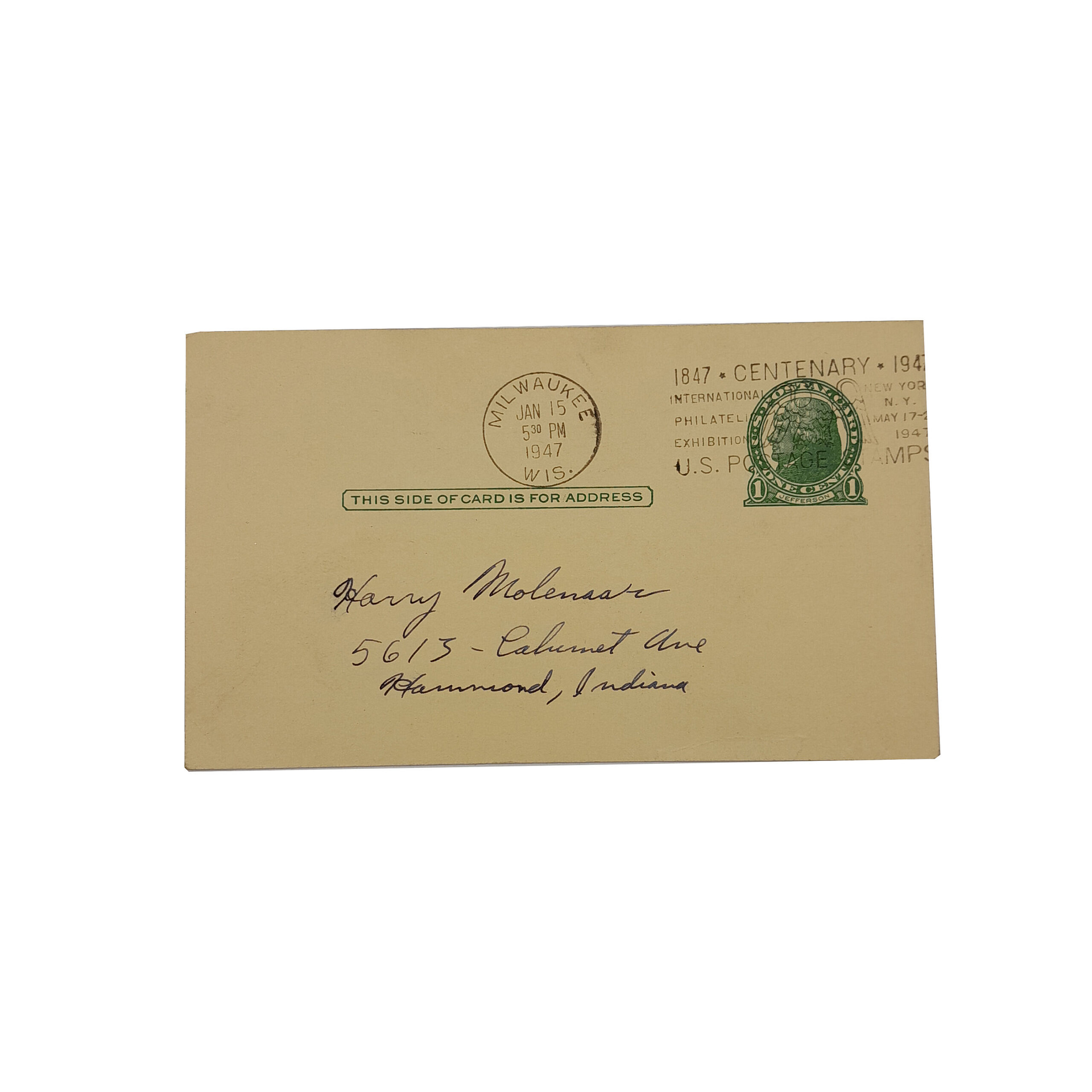 ORIG HARLEY 1947 FACTORY REPAIR CARD “FRAME BEYOUND REPAIR. – KNUCKLEHEAD