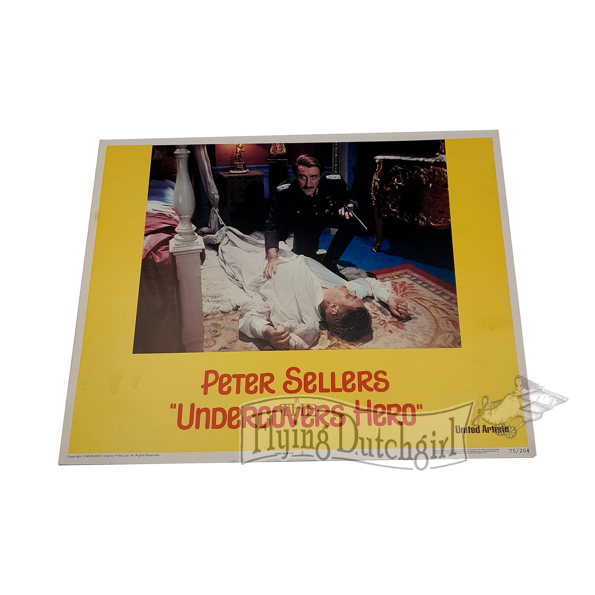 1973 United Artists Peter Sellers  ‘ Undercovers Hero ‘Theater Lobby Card